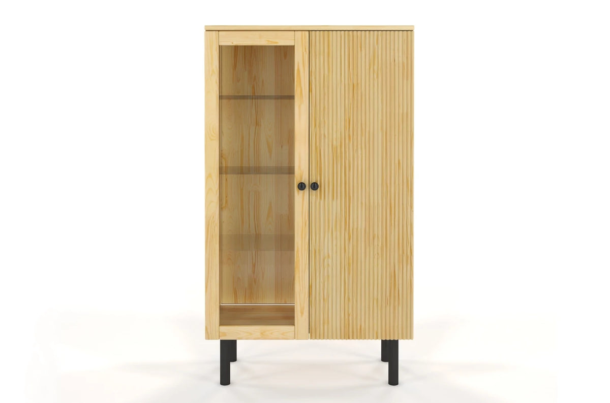 NORVIK High Pine Display Cabinet 80CM