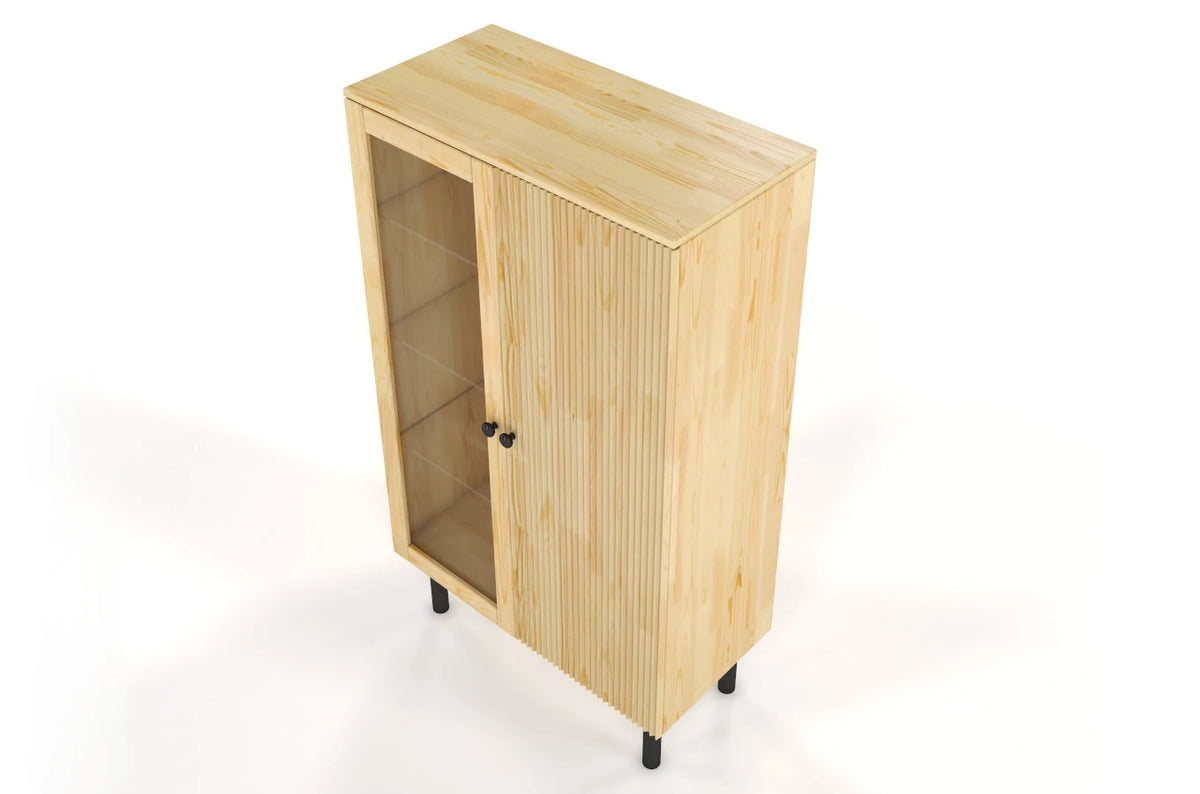 NORVIK High Pine Display Cabinet 80CM
