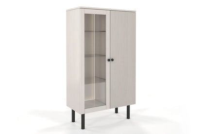 NORVIK High Pine Display Cabinet 80CM