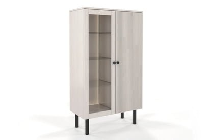 NORVIK High Pine Display Cabinet 80CM