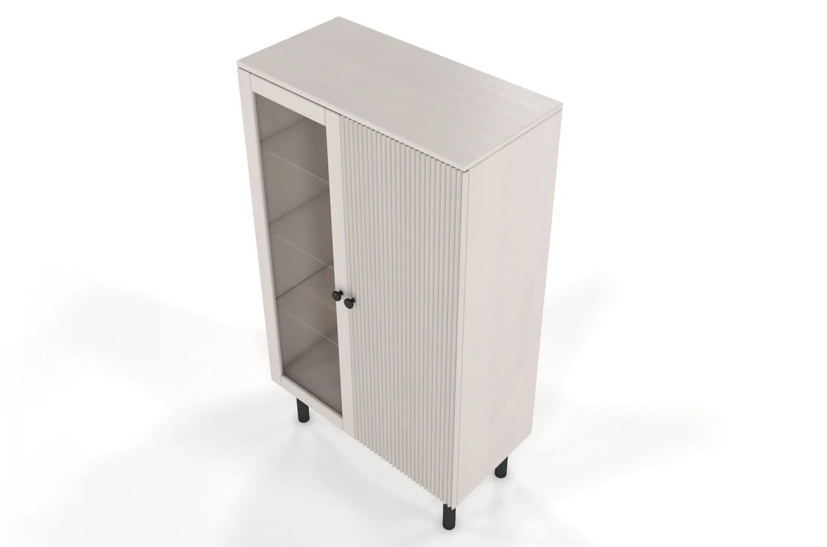 NORVIK High Pine Display Cabinet 80CM