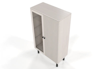 NORVIK High Pine Display Cabinet 80CM