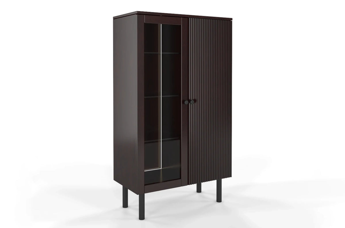 NORVIK High Pine Display Cabinet 80CM