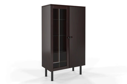 NORVIK High Pine Display Cabinet 80CM