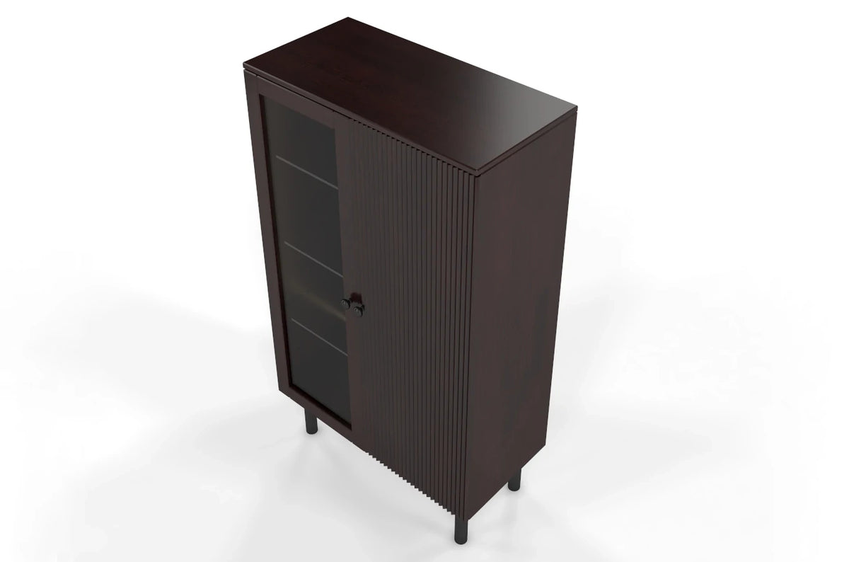 NORVIK High Pine Display Cabinet 80CM