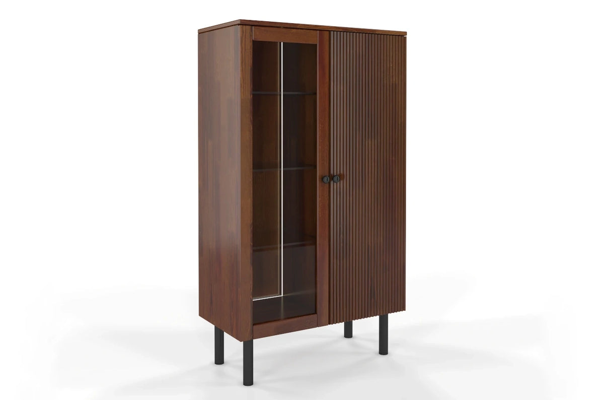 NORVIK High Pine Display Cabinet 80CM