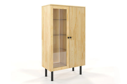 NORVIK High Pine Display Cabinet 80CM