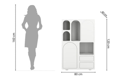 OLIMPIA HIGH Chest 80CM with Arches