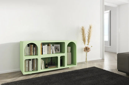 OLIMPIA LONG Bookcase 140CM with Arches