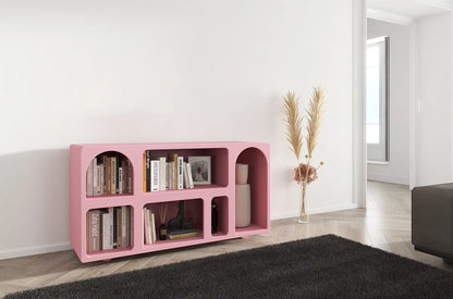 OLIMPIA LONG Bookcase 140CM with Arches
