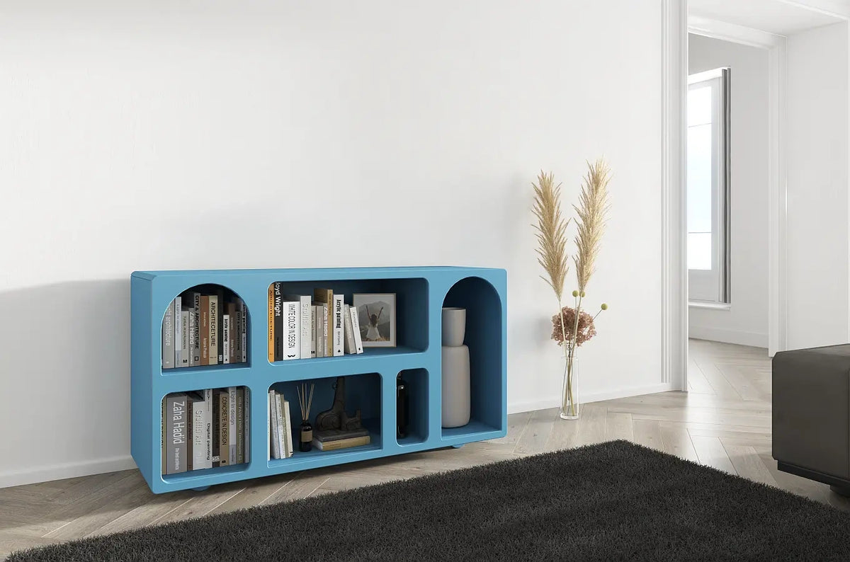 OLIMPIA LONG Bookcase 140CM with Arches