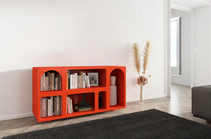 OLIMPIA LONG Bookcase 140CM with Arches