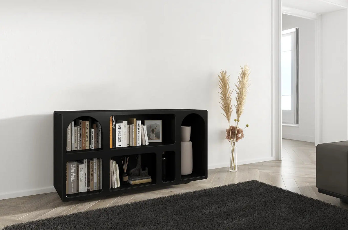 OLIMPIA LONG Bookcase 140CM with Arches
