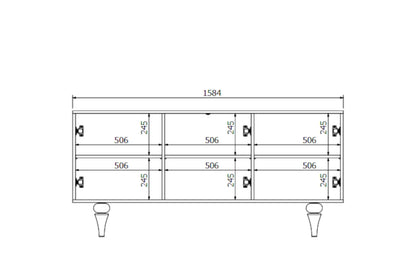 PARADIS Black and White Chest 158CM