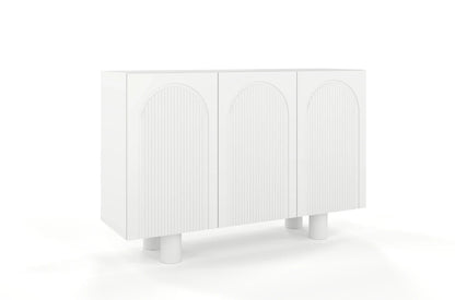 RITA White Chest 135CM with Arches