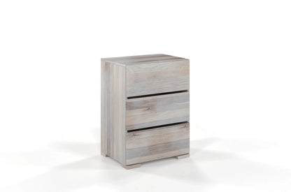 SANDEMO Oak 3 Drawer Chest 60CM