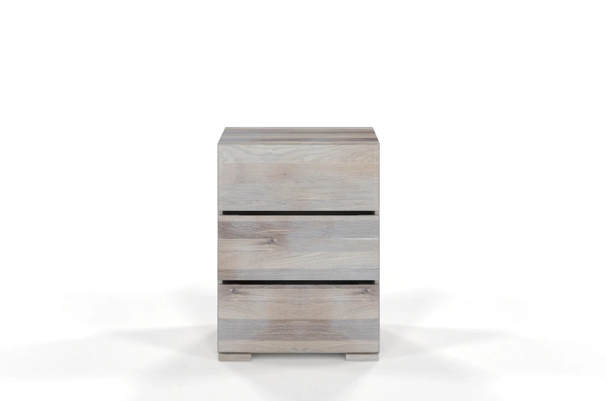 SANDEMO Oak 3 Drawer Chest 60CM