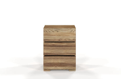 SANDEMO Oak 3 Drawer Chest 60CM