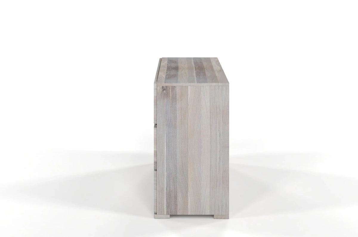 SANDEMO Oak 4 Drawer Chest 120CM (2+2)