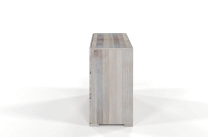 SANDEMO Oak 4 Drawer Chest 120CM (2+2)