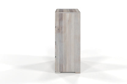SANDEMO Oak 4 Drawer Chest 80CM