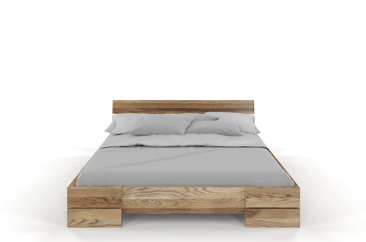 SANDEMO Oak Bed