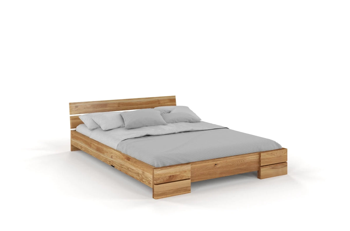 SANDEMO Oak Bed