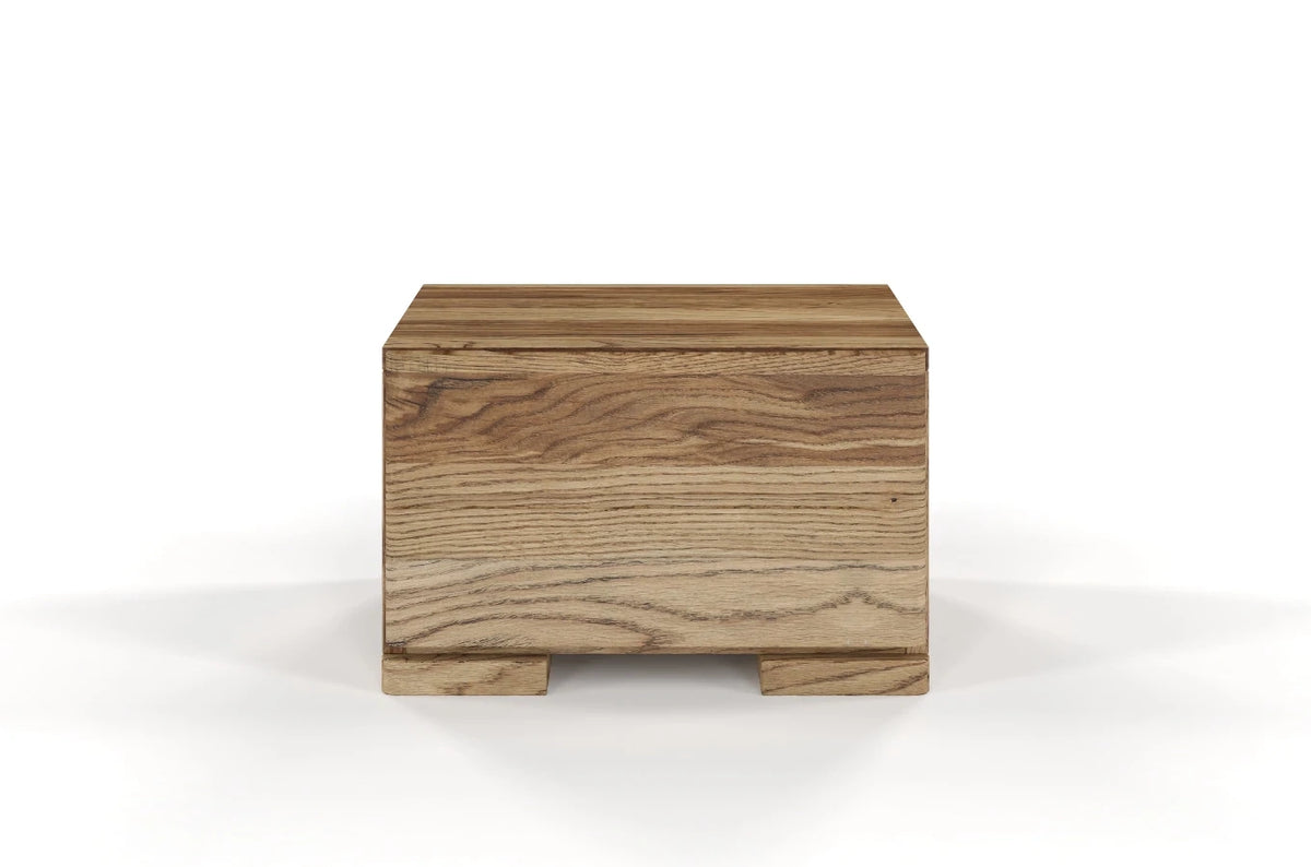 SANDEMO Oak Bedside Cabinet with 1 Drawer