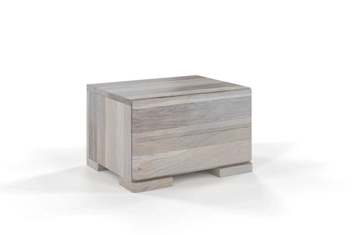 SANDEMO Oak Bedside Cabinet with 1 Drawer