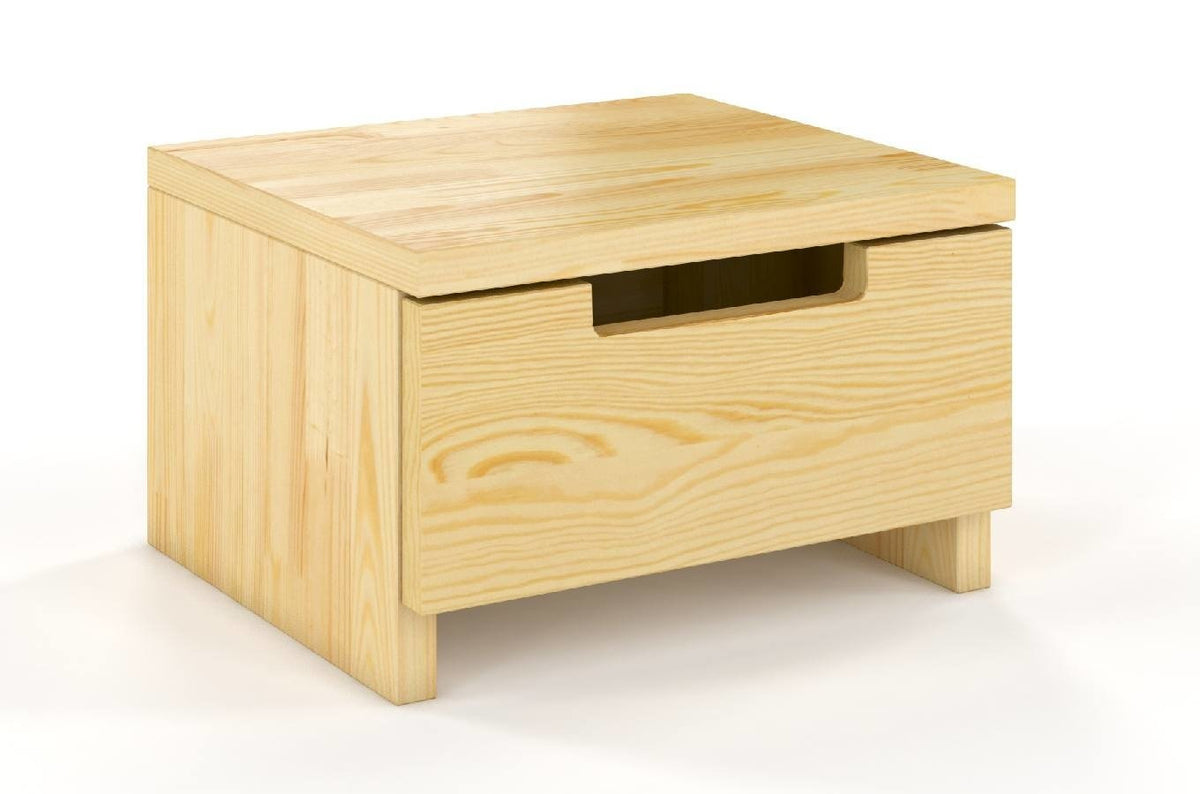 SPECTRUM Pine Low Bedside Cabinet