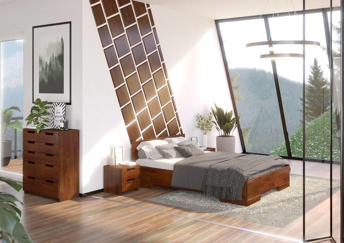 SPECTRUM Pine Maxi 220CM Long Bed with Storage