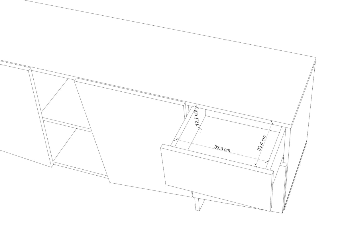 WING Grey Chest 200CM
