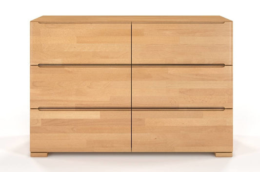 SPARTA Beech 6 Drawer Chest