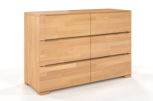 SPARTA Beech 6 Drawer Chest