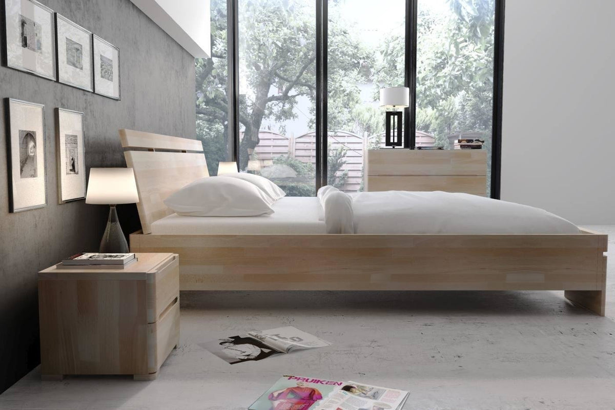SPARTA Beech Maxi Bed with Storage