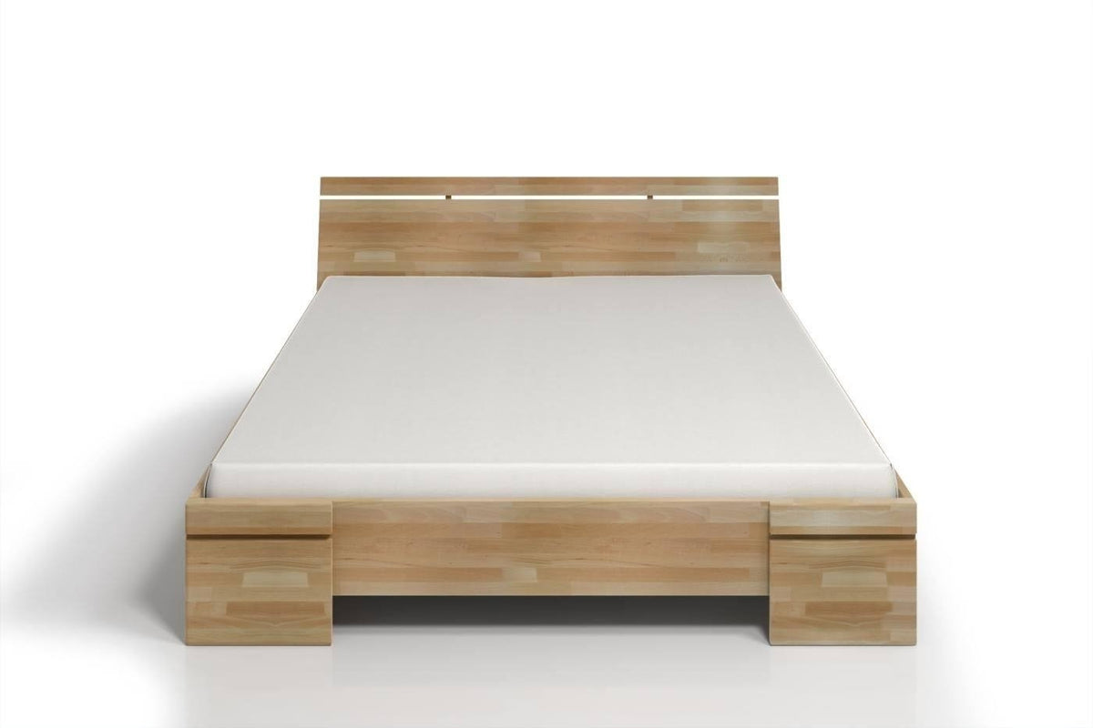 SPARTA Beech Maxi Bed with Storage