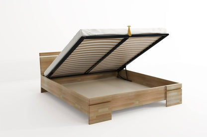 SPARTA Beech Maxi Bed with Storage