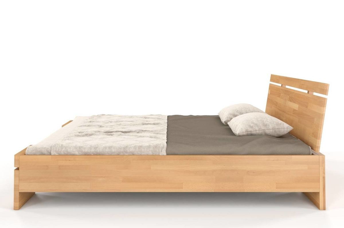 SPARTA Beech Maxi Bed with Storage