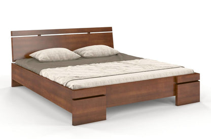 SPARTA Beech Maxi Bed with Storage