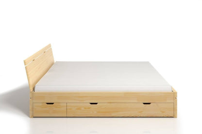 SPARTA Pine Maxi Bed with 4 Drawers