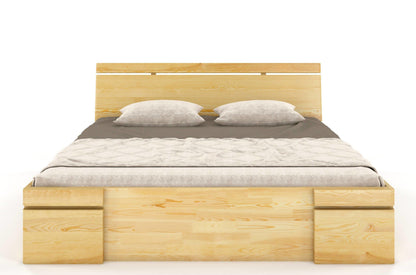 SPARTA Pine Maxi Bed with 4 Drawers