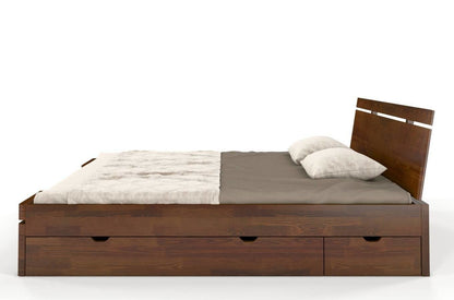 SPARTA Pine Maxi Bed with 4 Drawers