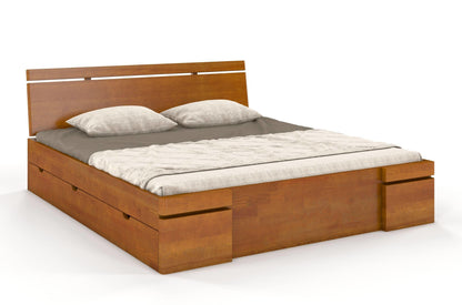 SPARTA Pine Maxi Bed with 4 Drawers