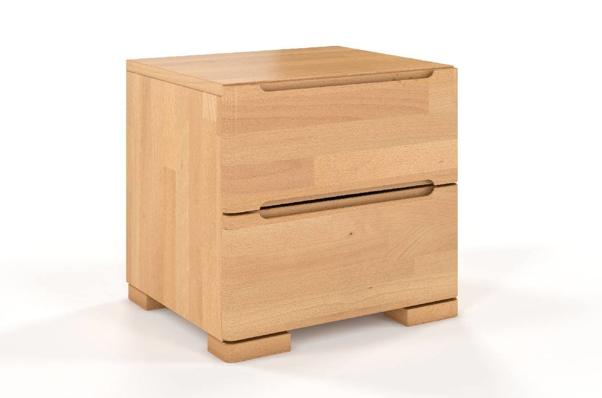 SPARTA Beech Maxi Bedside Cabinet