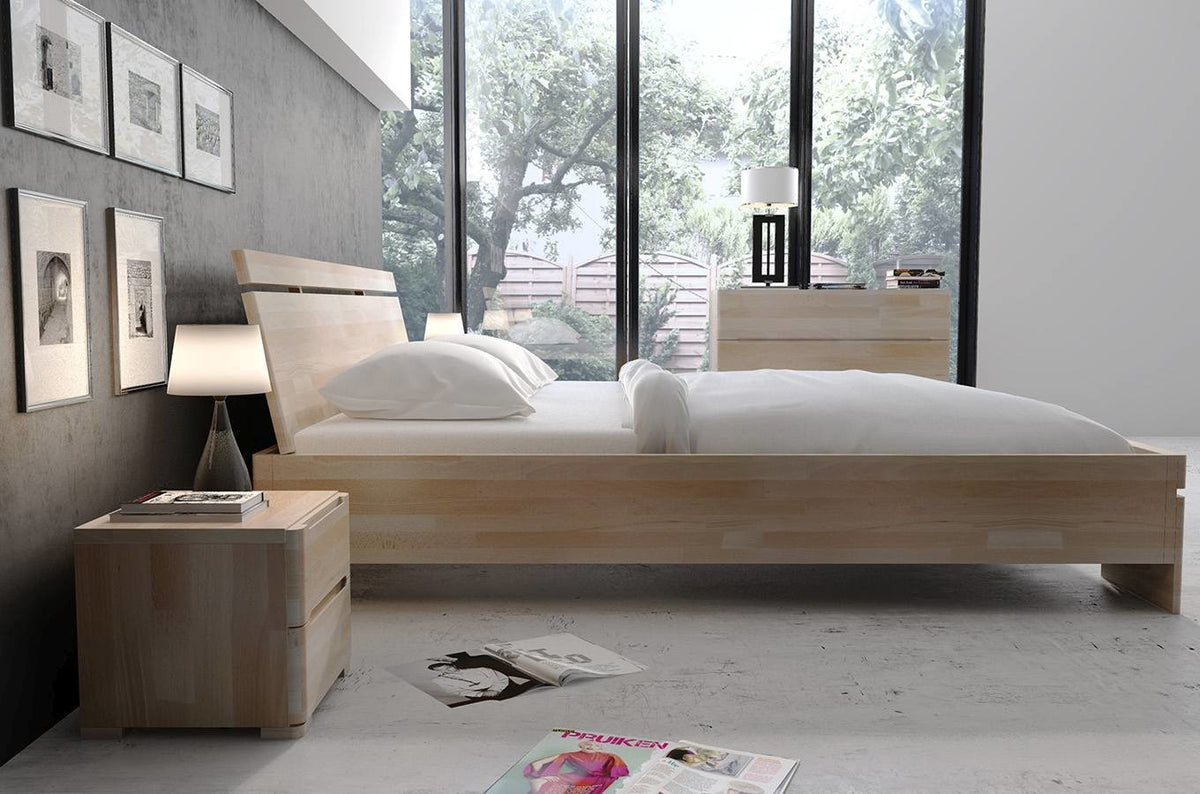 SPARTA Beech Maxi Bedside Cabinet