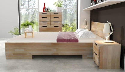 SPECTRUM Beech Maxi Bed