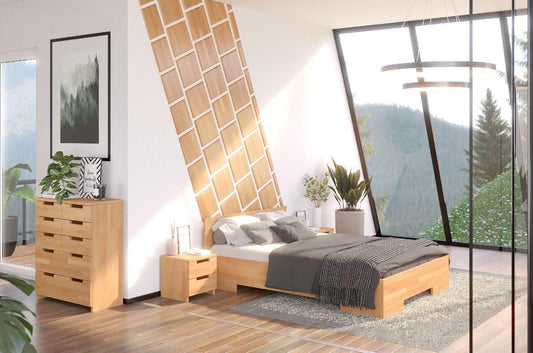 SPECTRUM Beech Maxi Bed