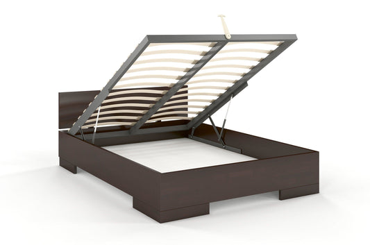 SPECTRUM Beech Maxi Bed with Storage