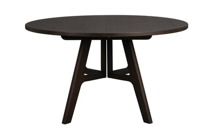 Stockbridge Round Extendable Dining Table 130 cm – Brown Oak