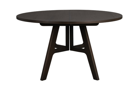 Stockbridge Round Extendable Dining Table 130 cm – Brown Oak